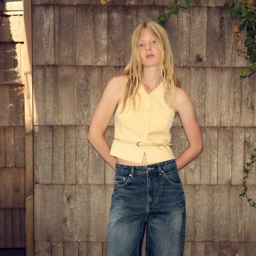 Zara Belted Halter Vest Top S